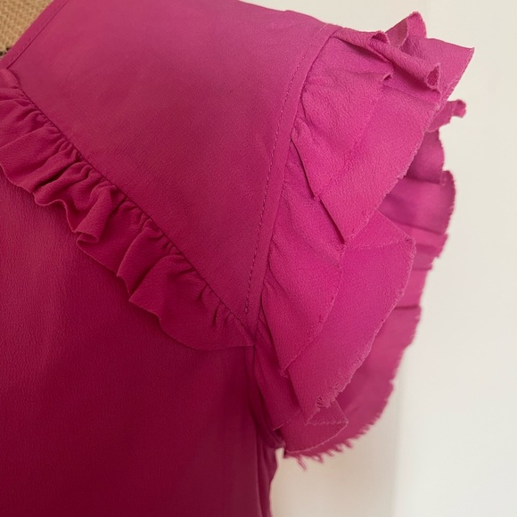 Pinko pink blouse top size 4 - Picture 4 of 10